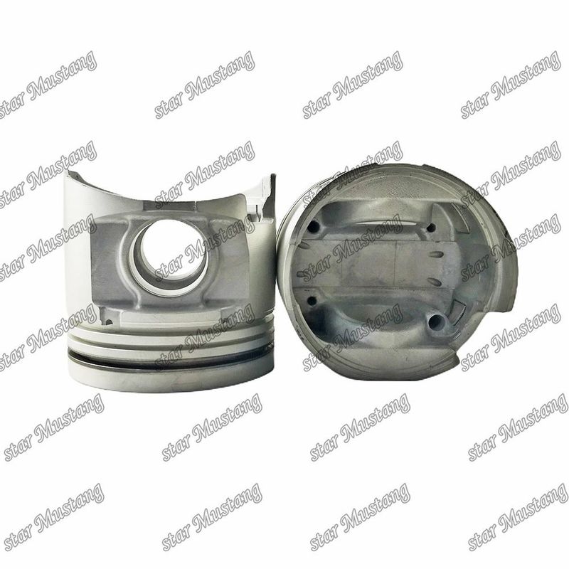 6D17 Mesin Piston Chamber Ukuran 53mm 3×2.5×4mm Pin Hole 38mm ME072548 Untuk suku cadang mesin Mitsubishi