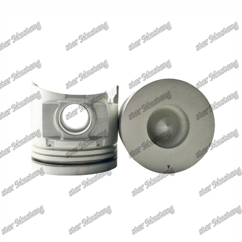 6D17 Mesin Piston Chamber Ukuran 53mm 3×2.5×4mm Pin Hole 38mm ME072548 Untuk suku cadang mesin Mitsubishi