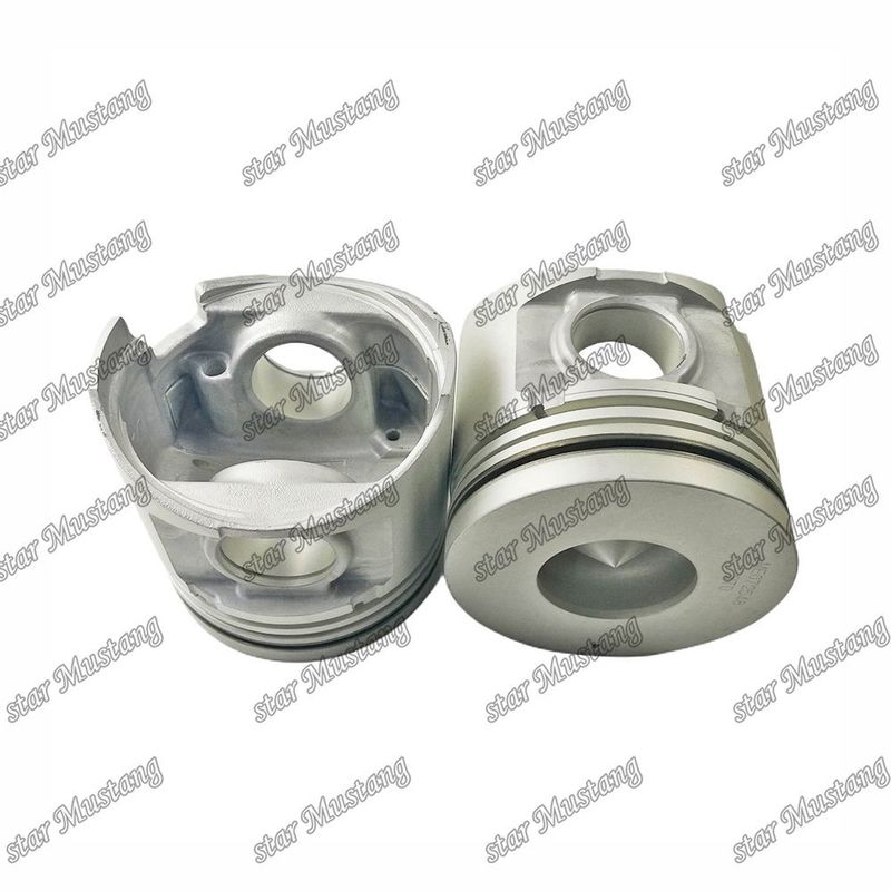 6D17 Mesin Piston Chamber Ukuran 53mm 3×2.5×4mm Pin Hole 38mm ME072548 Untuk suku cadang mesin Mitsubishi