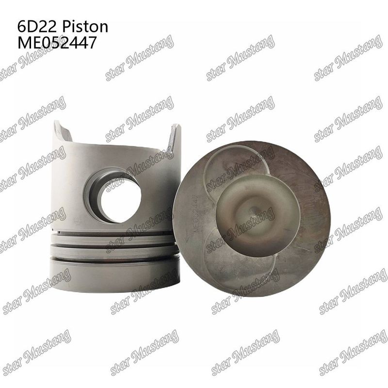 6D22 Mesin Piston Chamber Ukuran 68mm Oil ring 4mm ME052447 Untuk suku cadang mesin Mitsubishi