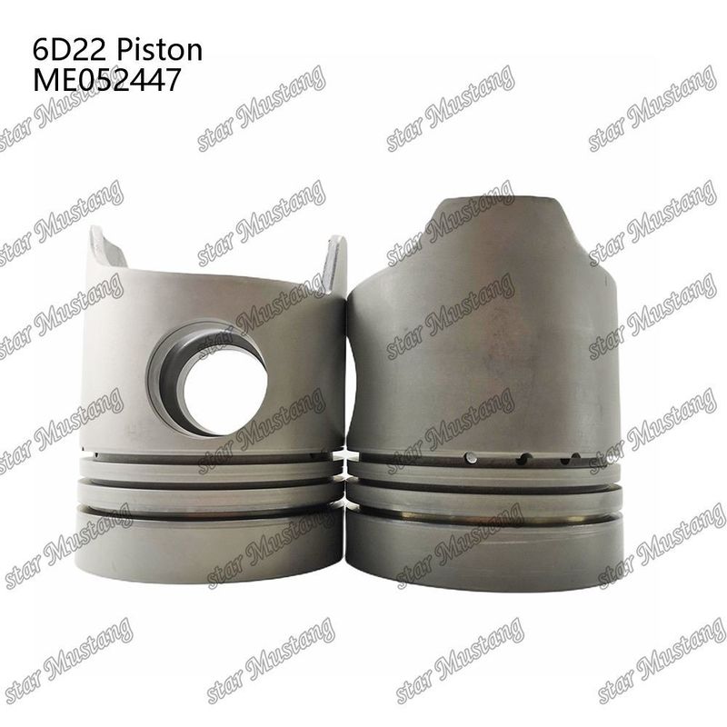 6D22 Mesin Piston Chamber Ukuran 68mm Oil ring 4mm ME052447 Untuk suku cadang mesin Mitsubishi
