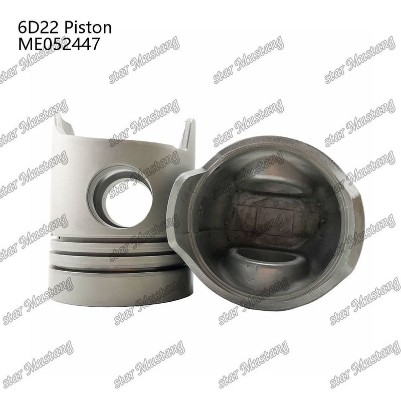 6D22 Mesin Piston Chamber Ukuran 68mm Oil ring 4mm ME052447 Untuk suku cadang mesin Mitsubishi