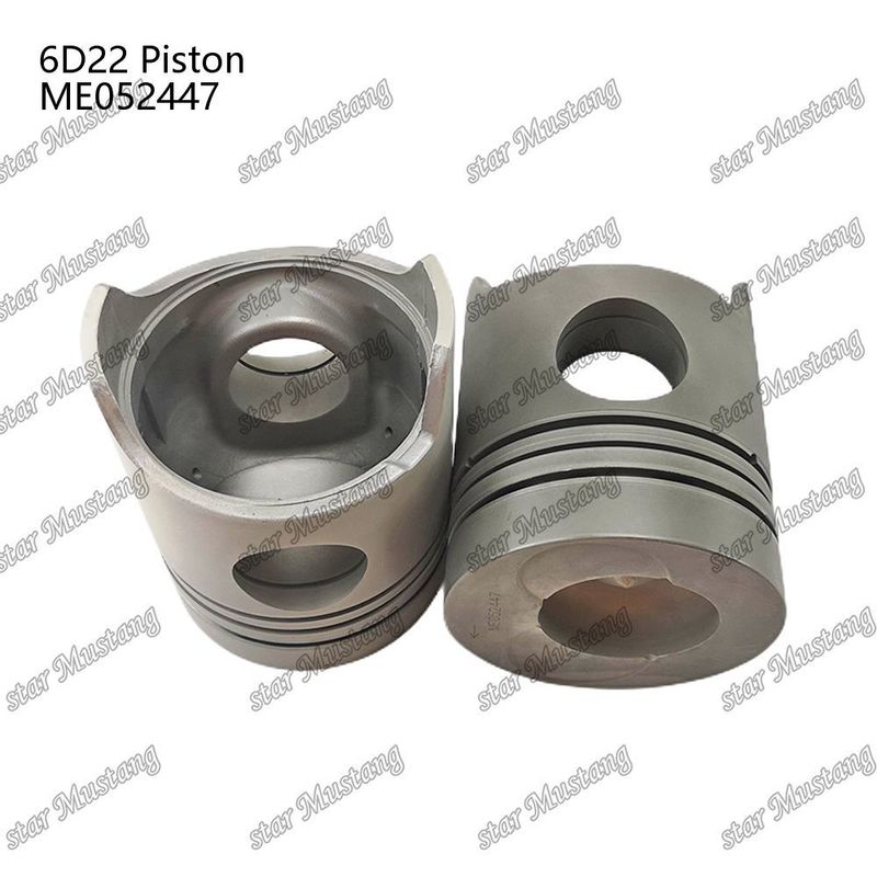 6D22 Mesin Piston Chamber Ukuran 68mm Oil ring 4mm ME052447 Untuk suku cadang mesin Mitsubishi