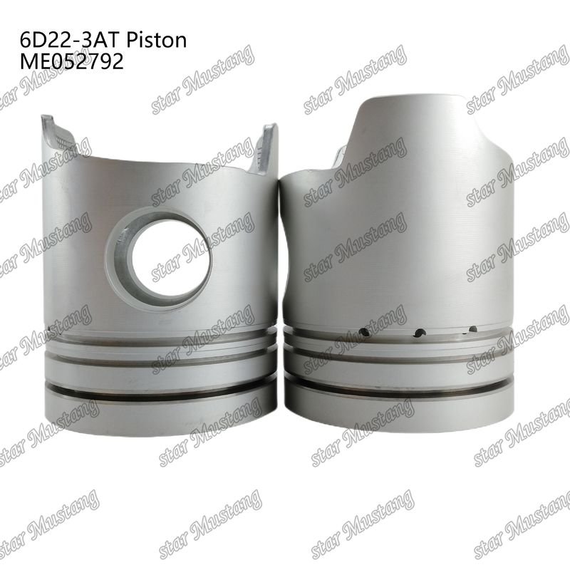 6D22-3AT Mesin Piston Chamber Ukuran 80mm 3.3Kx3x4mm ME052792 Untuk suku cadang mesin Mitsubishi