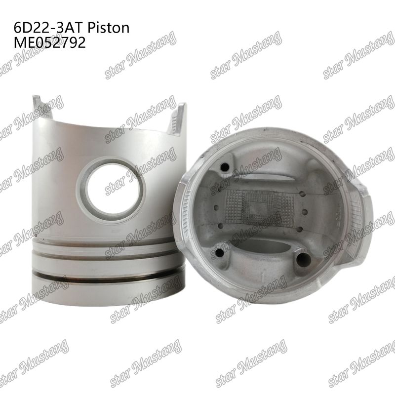 6D22-3AT Mesin Piston Chamber Ukuran 80mm 3.3Kx3x4mm ME052792 Untuk suku cadang mesin Mitsubishi