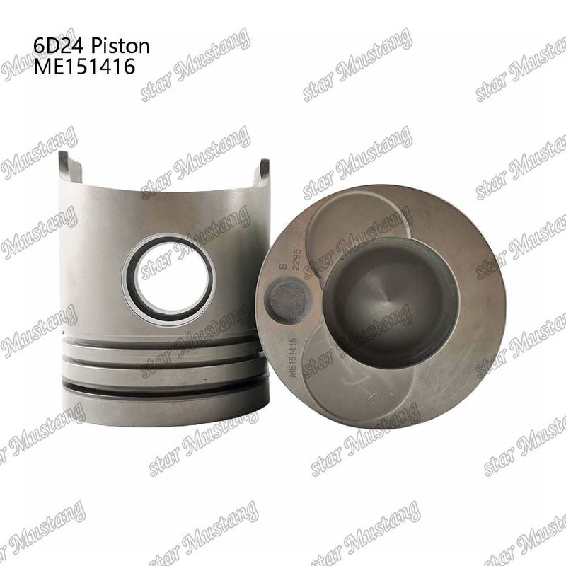 6D24 Mesin Piston Chamber Ukuran 69mm 3.3Kx3x4mm ME151416 Untuk suku cadang mesin Mitsubishi