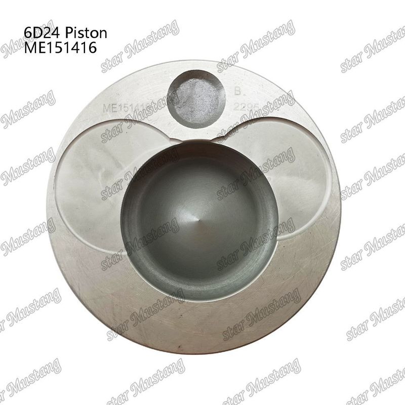 6D24 Mesin Piston Chamber Ukuran 69mm 3.3Kx3x4mm ME151416 Untuk suku cadang mesin Mitsubishi