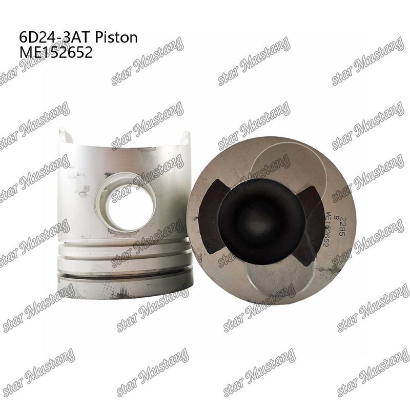 6D24-3AT Mesin Piston Chamber Ukuran 66mm 3.3Kx3x4mm ME152652 Untuk suku cadang mesin Mitsubishi