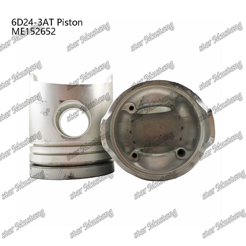 6D24-3AT Mesin Piston Chamber Ukuran 66mm 3.3Kx3x4mm ME152652 Untuk suku cadang mesin Mitsubishi