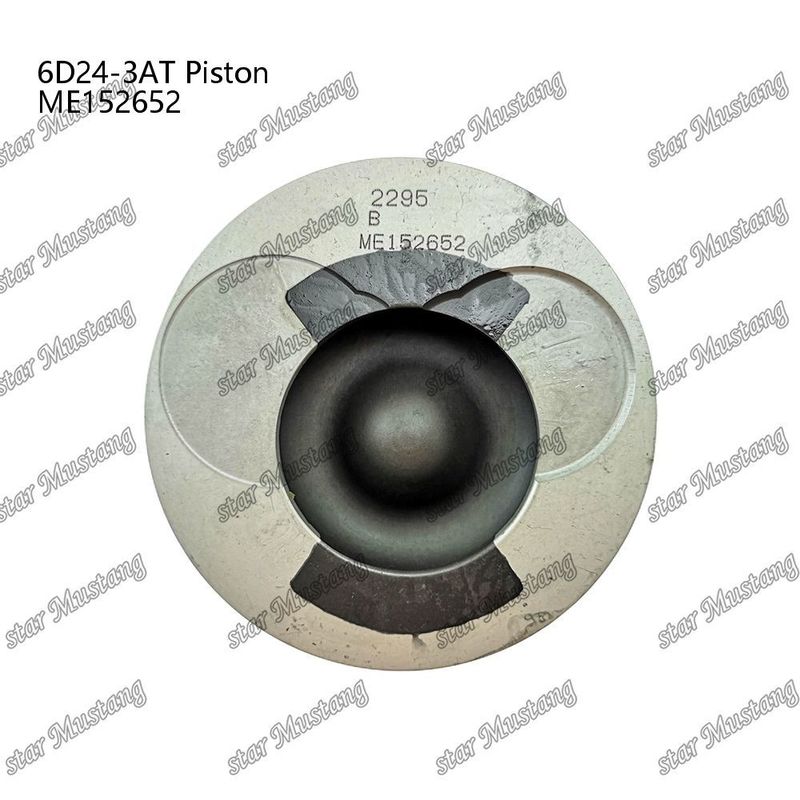 6D24-3AT Mesin Piston Chamber Ukuran 66mm 3.3Kx3x4mm ME152652 Untuk suku cadang mesin Mitsubishi