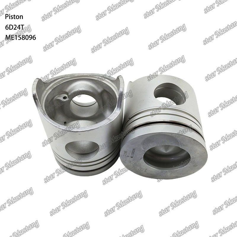6D24T Mesin Piston Chamber Ukuran 69mm 3.3Kx3x4mm ME158096 Untuk suku cadang mesin Mitsubishi