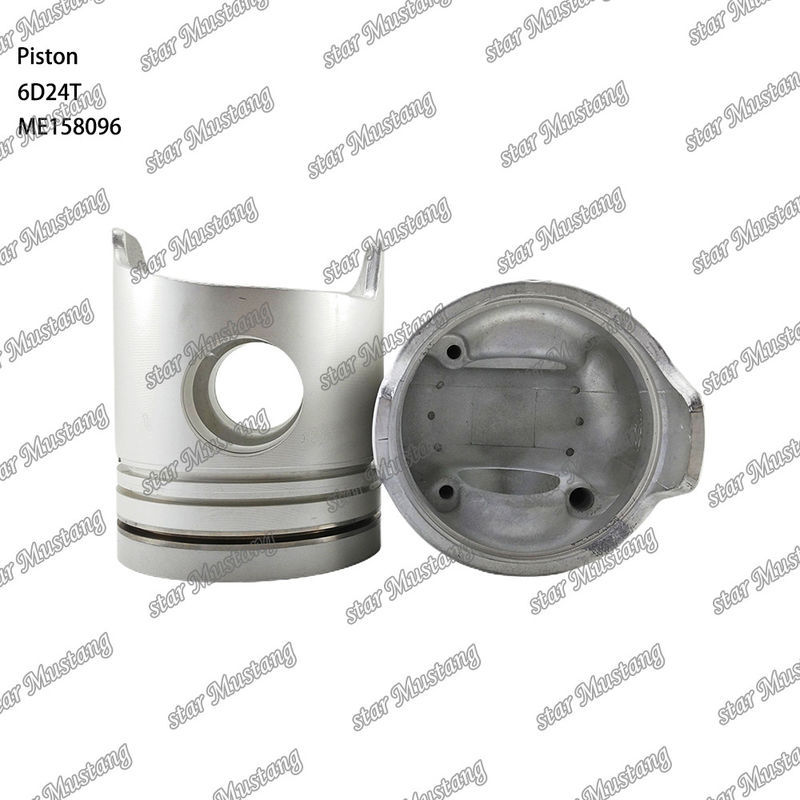 6D24T Mesin Piston Chamber Ukuran 69mm 3.3Kx3x4mm ME158096 Untuk suku cadang mesin Mitsubishi