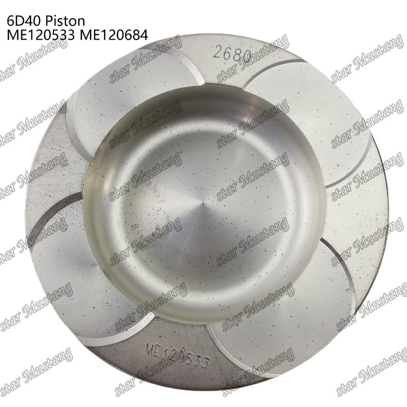 6D40 Mesin Piston Chamber Ukuran 90mm ME120533 ME120684 Untuk suku cadang mesin Mitsubishi