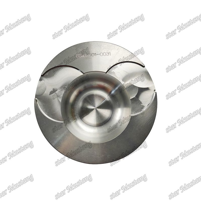 Piston D2366 Bagian bawah tajam 65.02501-0031 Untuk bagian perbaikan mesin Diesel Doosan