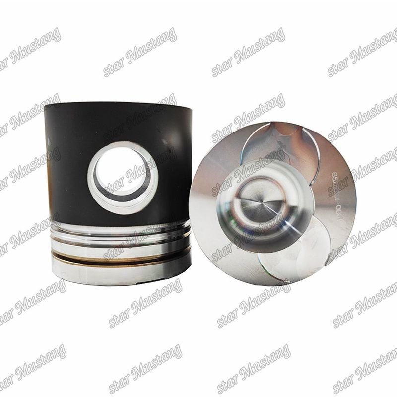 Piston D2366 Bagian bawah tajam 65.02501-0031 Untuk bagian perbaikan mesin Diesel Doosan