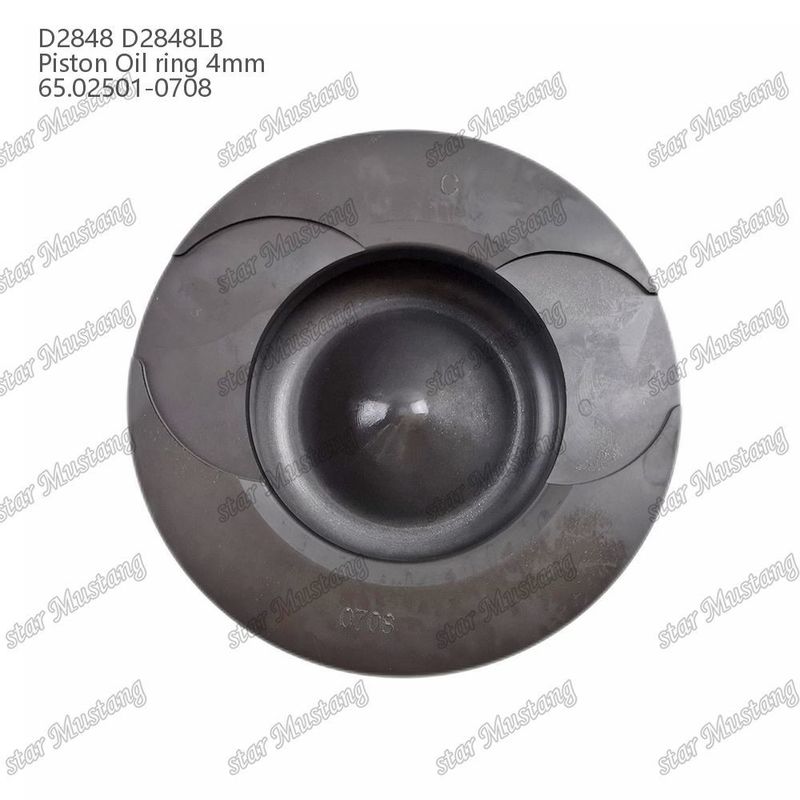Piston D2848 D2848LB Oil ring 4mm 65.02501-0708 Untuk Bagian Perbaikan Mesin Diesel Doosan