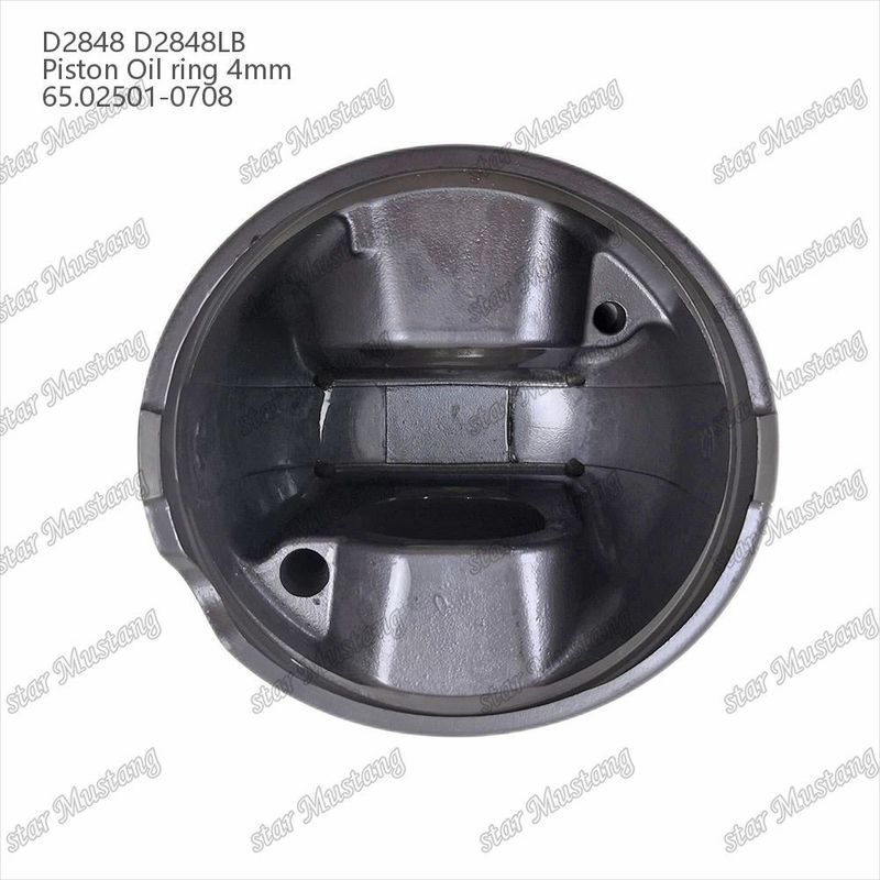 Piston D2848 D2848LB Oil ring 4mm 65.02501-0708 Untuk Bagian Perbaikan Mesin Diesel Doosan