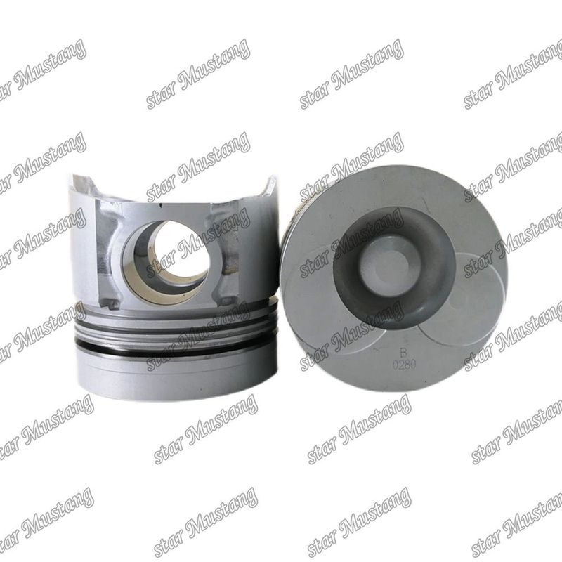 Piston DB58 DH220-5 Pin hole 36mm Kamar pembakaran 54mm 65.02501-0280 Untuk bagian perbaikan mesin diesel Doosan