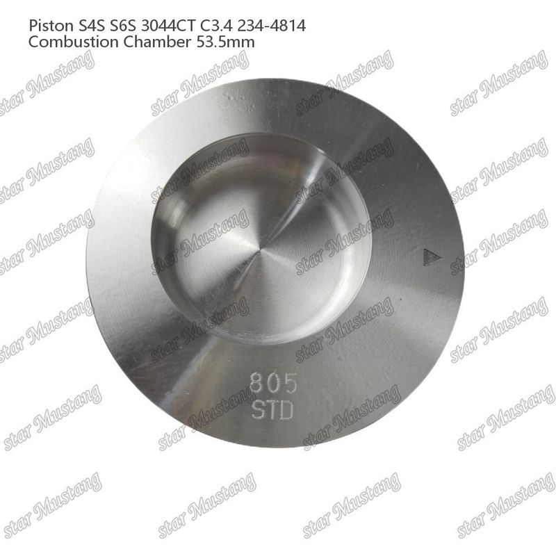 S4S S6S 3044CT C3.4 Mesin Piston Alfine Chamber Ukuran 53.5mm Oil Ring 4.5mm 234-4814 Untuk suku cadang mesin Mitsubishi