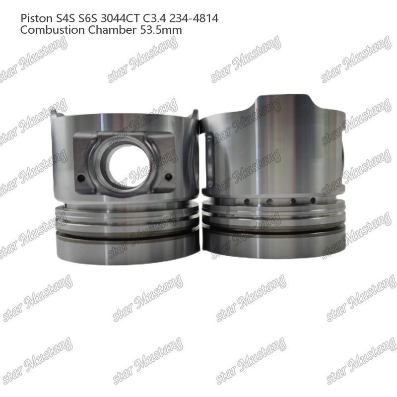 S4S S6S 3044CT C3.4 Mesin Piston Alfine Chamber Ukuran 53.5mm Oil Ring 4.5mm 234-4814 Untuk suku cadang mesin Mitsubishi