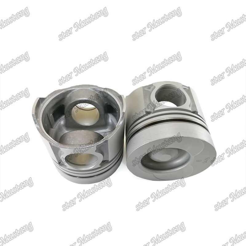 Piston DB58 DH220-7 tanpa alur 36mm lubang pin ruang pembakaran 56mm 65.02501-0416 Untuk Doosan