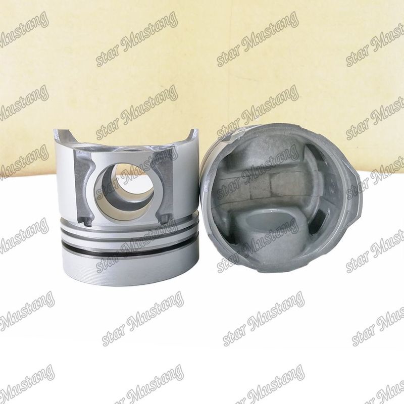 Piston DB58 DH220-7 tanpa alur 36mm lubang pin ruang pembakaran 56mm 65.02501-0416 Untuk Doosan