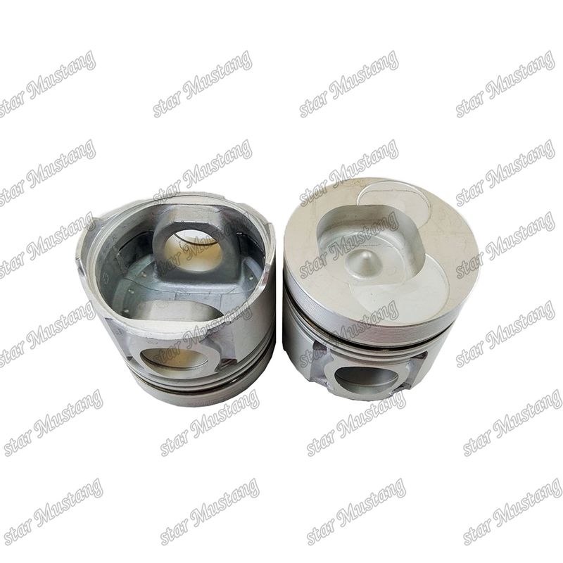 Piston DB58 Bagian bawah persegi 35mm lubang pin Kamar pembakaran 54mm 65.02501-0153 Untuk Bagian Perbaikan Mesin Diesel Doosan