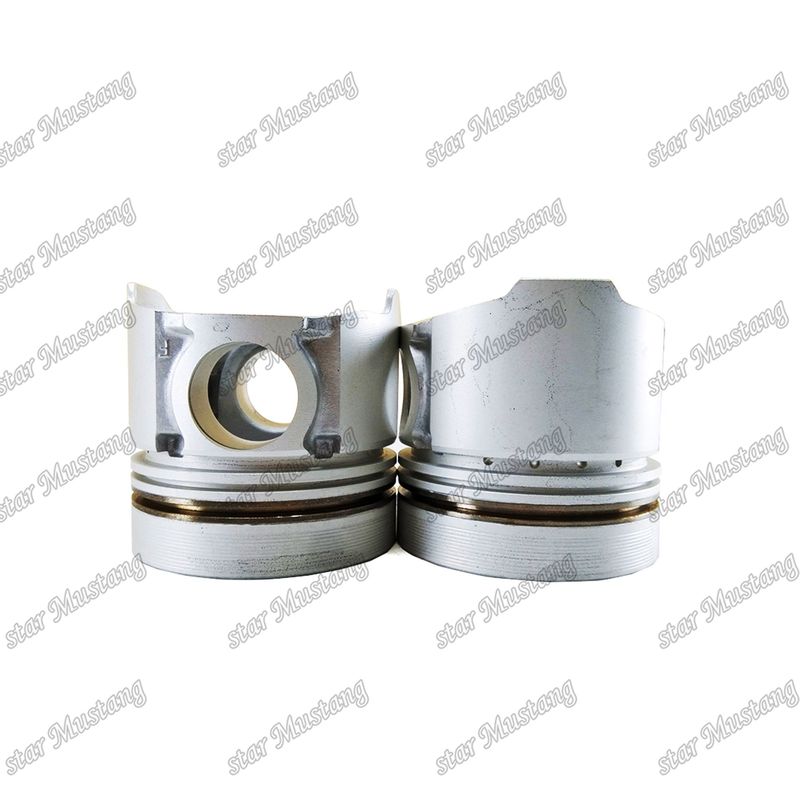 Piston DB58 Bagian bawah persegi 35mm lubang pin Kamar pembakaran 54mm 65.02501-0153 Untuk Bagian Perbaikan Mesin Diesel Doosan