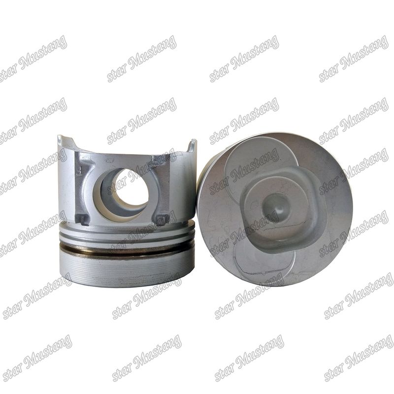 Piston DB58 Bagian bawah persegi 35mm lubang pin Kamar pembakaran 54mm 65.02501-0153 Untuk Bagian Perbaikan Mesin Diesel Doosan