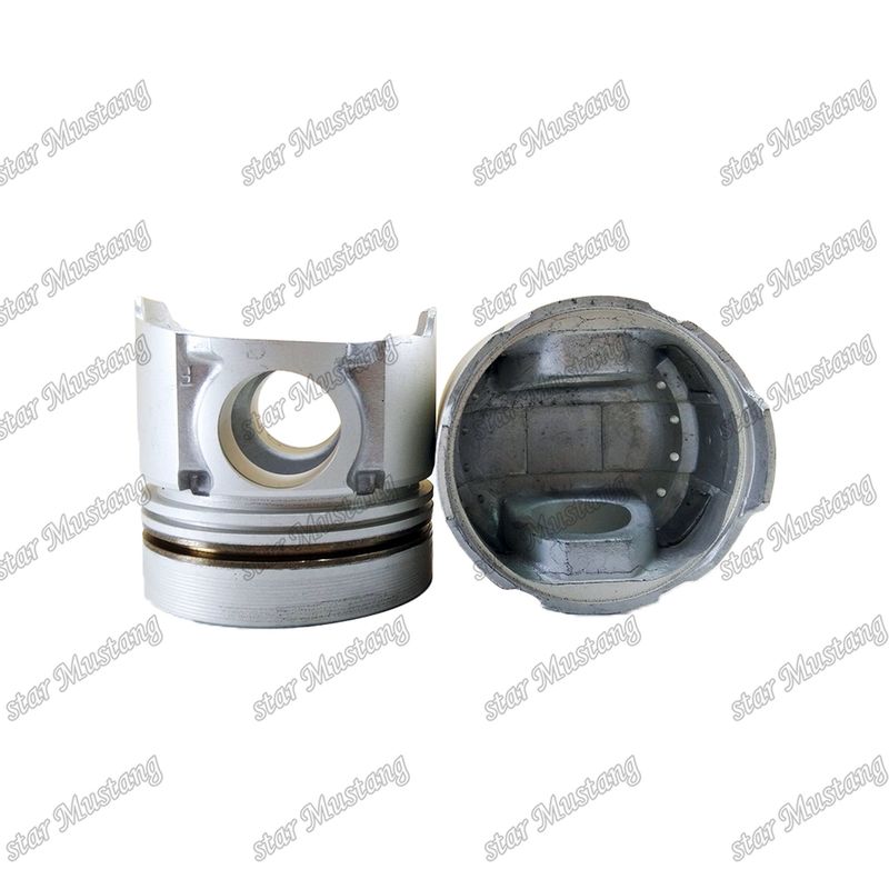 Piston DB58 Bagian bawah persegi 35mm lubang pin Kamar pembakaran 54mm 65.02501-0153 Untuk Bagian Perbaikan Mesin Diesel Doosan