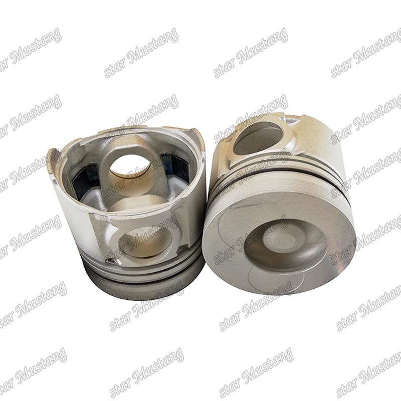 Piston DB58 bawah bulat 35mm lubang pin ruang pembakaran 54mm 65.02501-0195 Untuk Doosan Diesel Mesin Perbaikan Bagian