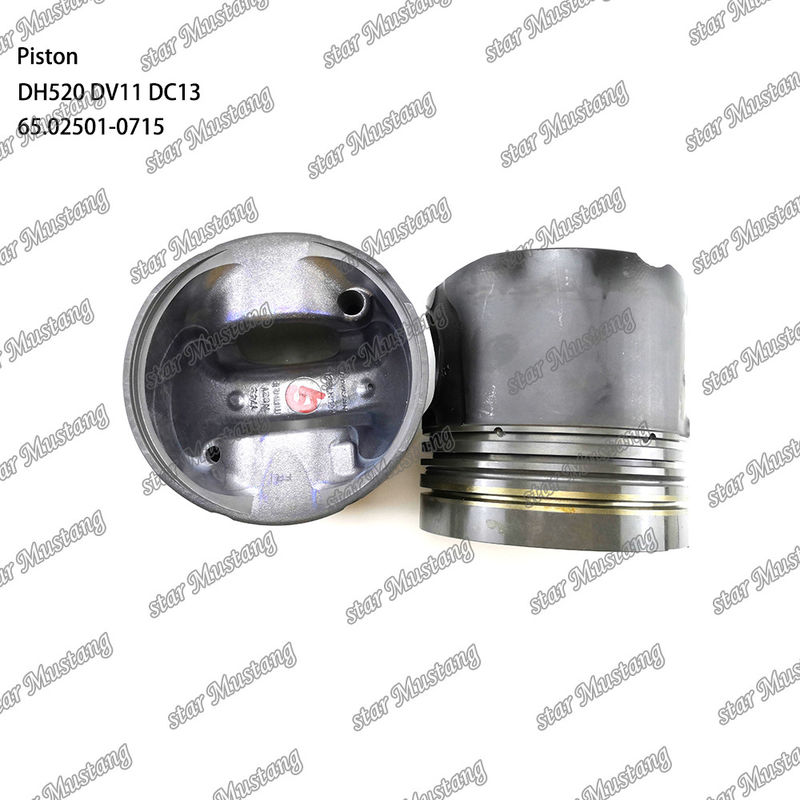Piston DH520 DV11 DC13 65.02501-0715 Untuk Bagian Perbaikan Mesin Diesel Doosan