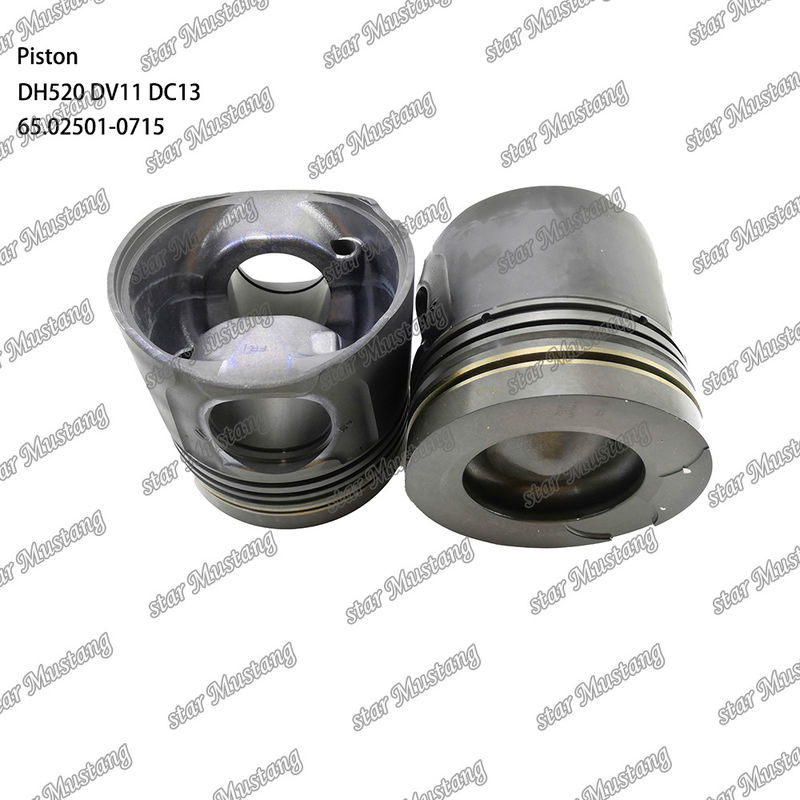 Piston DH520 DV11 DC13 65.02501-0715 Untuk Bagian Perbaikan Mesin Diesel Doosan