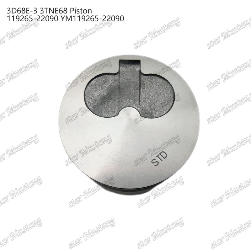 Piston 3D68E-3 3TNE68 Tinggi 53mm 119265-22090 YM119265-22090 Untuk bagian perbaikan mesin diesel Yanmar