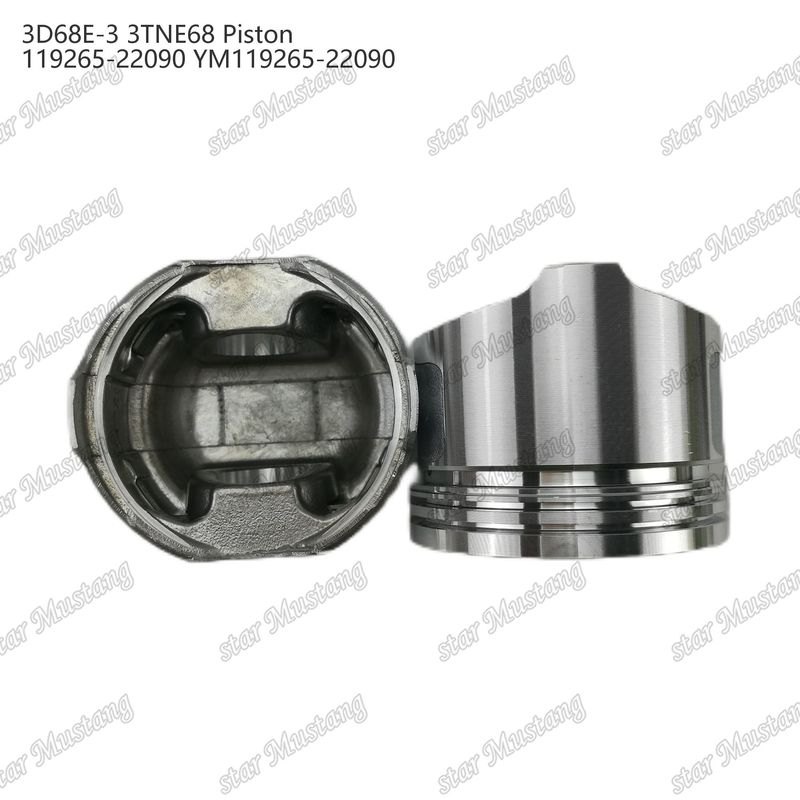 Piston 3D68E-3 3TNE68 Tinggi 53mm 119265-22090 YM119265-22090 Untuk bagian perbaikan mesin diesel Yanmar