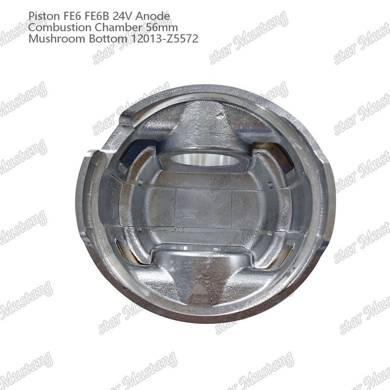 FE6 FE6B Mesin Piston 24V Ukuran Kamar 56mm 2.5x2x4mm 12013-Z5572 Untuk suku cadang mesin Nissan