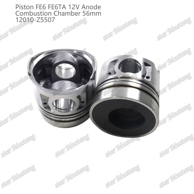 FE6 FE6TA Mesin Piston12V Ukuran Kamar 56mm 2.5x2x4mm 12010-Z5507 Untuk suku cadang mesin Nissan