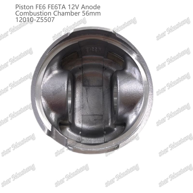FE6 FE6TA Mesin Piston12V Ukuran Kamar 56mm 2.5x2x4mm 12010-Z5507 Untuk suku cadang mesin Nissan