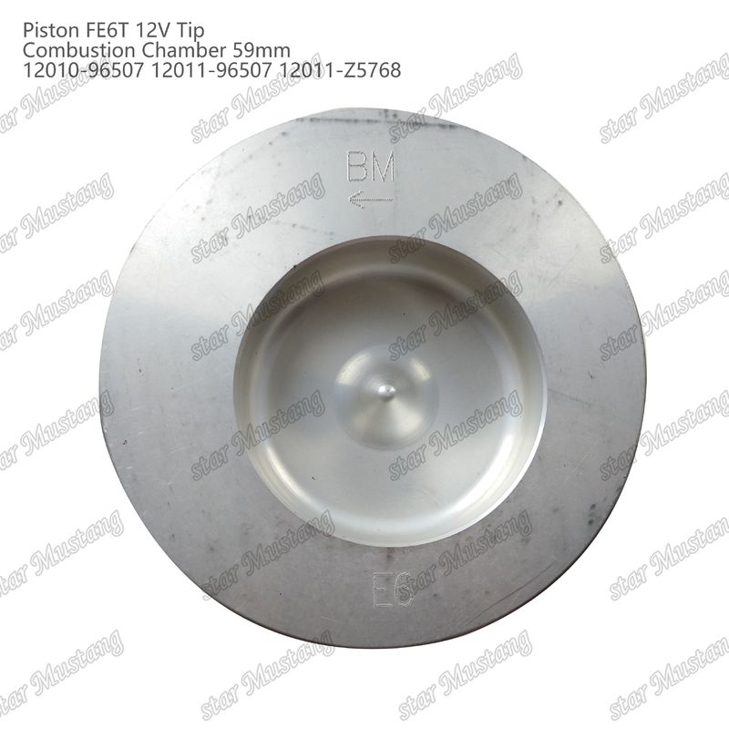 FE6T Mesin Piston 12V Kamar Ukuran 59mm 3x2x4mm 12010-96507 12011-96507 12011-Z5768 Untuk suku cadang mesin Nissan