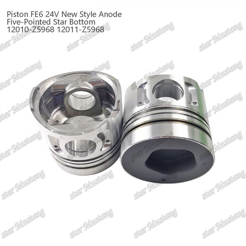 FE6T Piston Mesin 24V Tipe Baru 2.5x2x4mm 12011-Z5776 12011-Z5506 12011-Z5968 Untuk suku cadang mesin Nissan