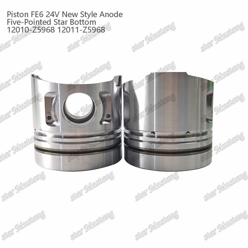FE6T Piston Mesin 24V Tipe Baru 2.5x2x4mm 12011-Z5776 12011-Z5506 12011-Z5968 Untuk suku cadang mesin Nissan