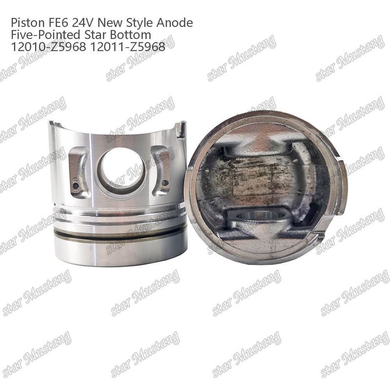 FE6T Piston Mesin 24V Tipe Baru 2.5x2x4mm 12011-Z5776 12011-Z5506 12011-Z5968 Untuk suku cadang mesin Nissan