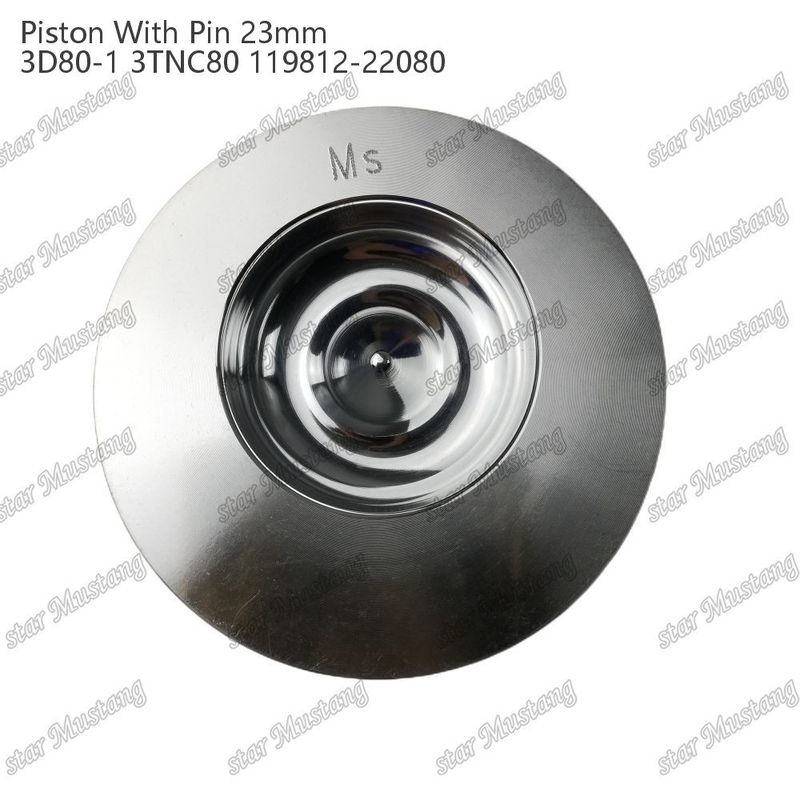 Piston 3D80-1 3TNC80 PIN SIZE 23mm 119812-22080 Untuk bagian perbaikan mesin diesel Yanmar