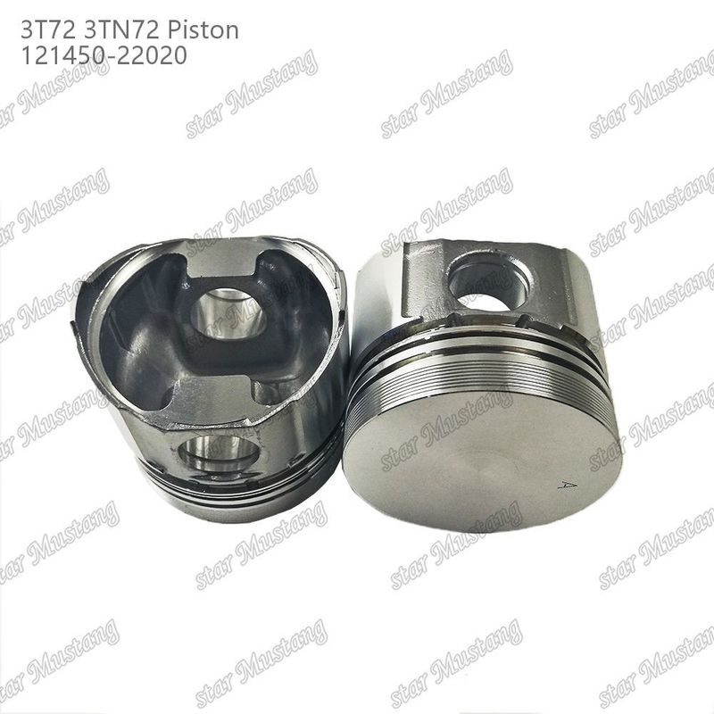 Piston 3TN72 3T72 Flat Bottom 65.5mm Height 121450-22020 Untuk Bagian Perbaikan Mesin Diesel Yanmar
