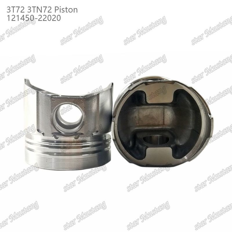 Piston 3TN72 3T72 Flat Bottom 65.5mm Height 121450-22020 Untuk Bagian Perbaikan Mesin Diesel Yanmar