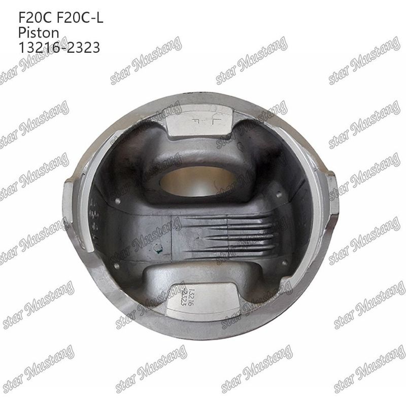 Piston F20C-L Flat bottom 13216-2323 Untuk bagian perbaikan mesin diesel Hino