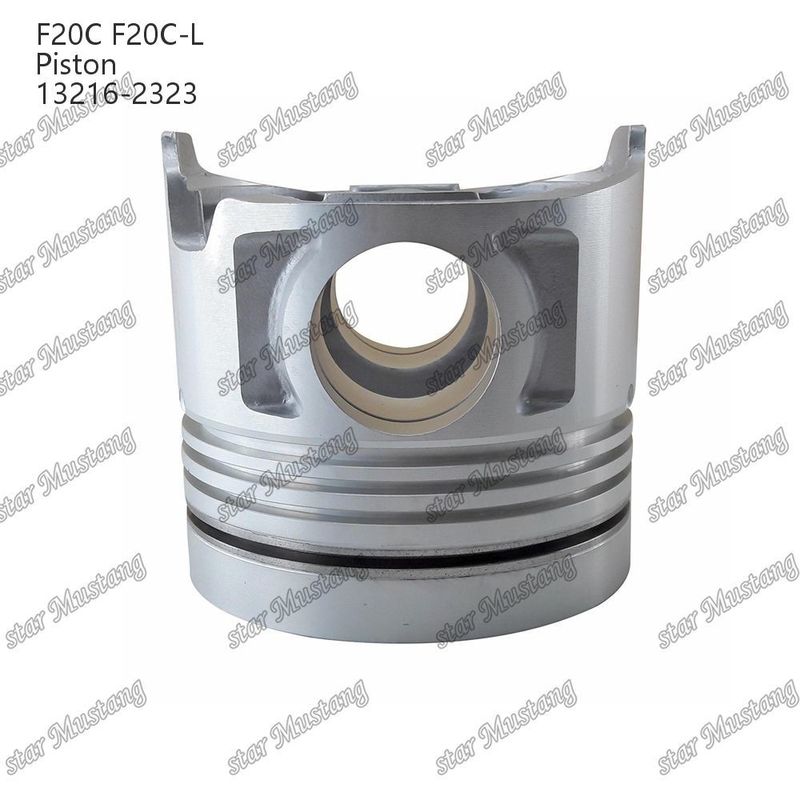 Piston F20C-L Flat bottom 13216-2323 Untuk bagian perbaikan mesin diesel Hino