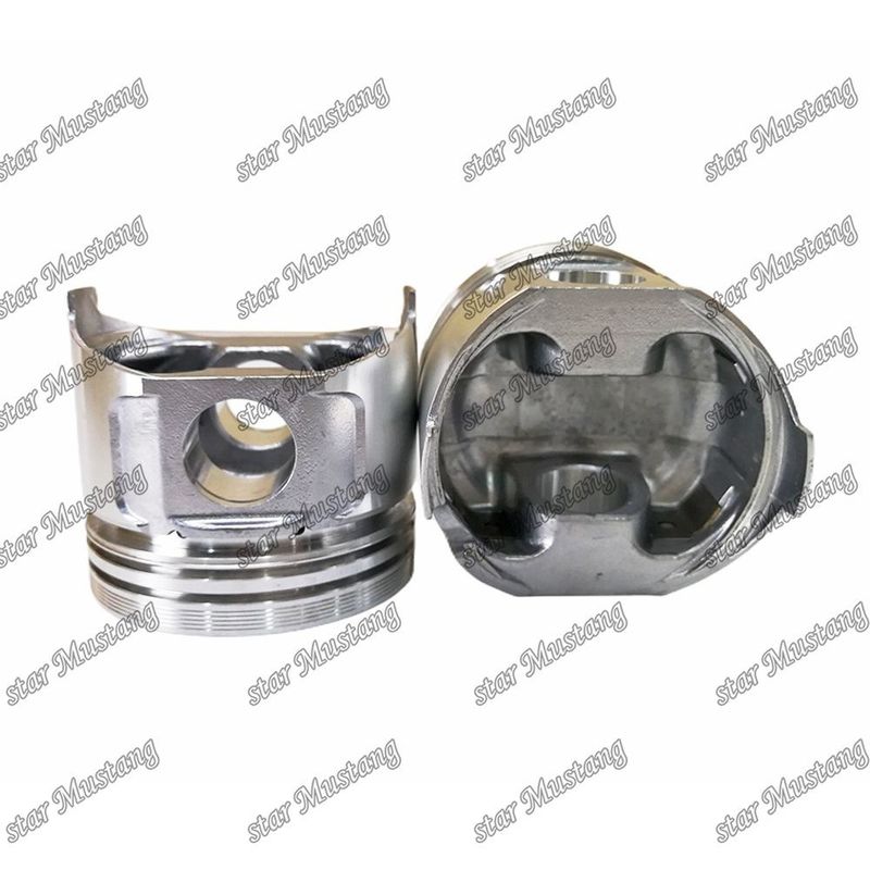Piston 3TNE82A 71mm Ketinggian Kamar Pembakaran 44mm 119813-22080 Untuk Bagian Perbaikan Mesin Diesel Yanmar