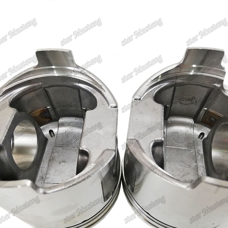 Piston 4TNE106 Tanpa Katup Cetak 123900-22080 Untuk Bagian Perbaikan Mesin Diesel Yanmar