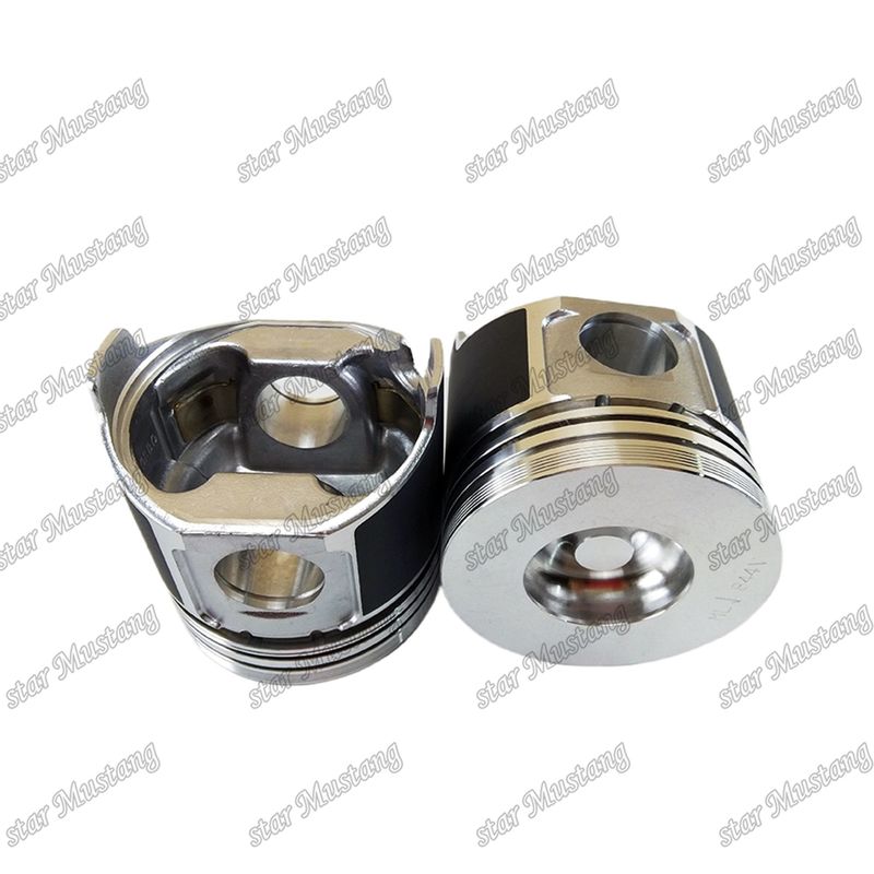 Piston S4D84E-5 4TNV84 Tinggi 84mm Kamar pembakaran Ukuran 41.3mm 129508-22080 Untuk bagian perbaikan mesin diesel Yanmar
